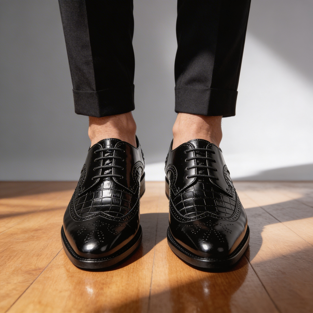 VERCELLI™ – Croc Oxfords