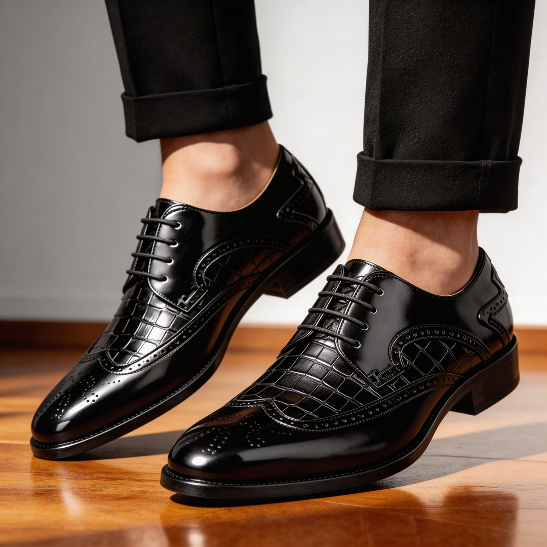 VERCELLI™ – Croc Oxfords