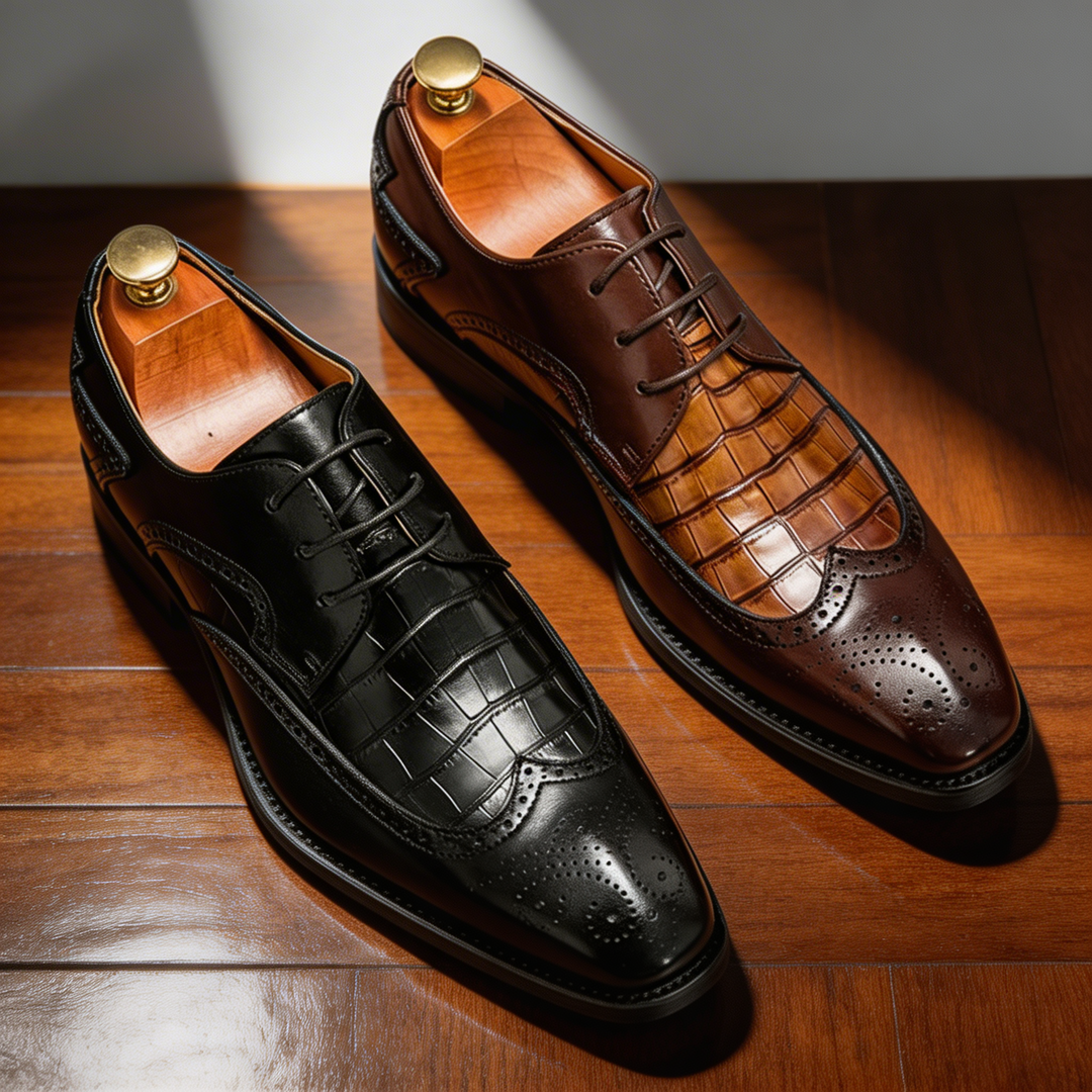 VERCELLI™ – Croc Oxfords